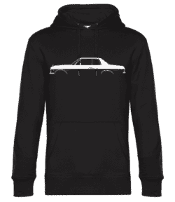 'Mercedes-Benz 280 C (W114)' Silhouette - Sweat à capuche premium Unisexe - Noir - Devant