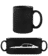 Aperçu: 'Ford Capri Mk III' Silhouette - Tasse Noire - Noir - Devant