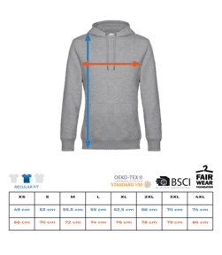 Pixar - En avant - Ian Legendary Lil Brother - Unisex Sweat à capuche - Tableau des tailles