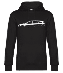 'Mercedes-Benz R W251' Silhouette - Sweat à capuche premium Unisexe - Noir - Devant
