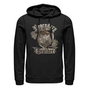 Pixar - En avant - Ian Legendary Lil Brother - Unisex Sweat à capuche - Noir - Devant