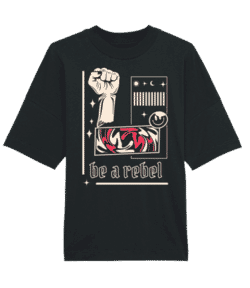 Rebel - T-shirt Bio unisexe Stanley Stella extra large - Noir - Devant
