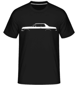 'Mercedes-Benz 280 C (W114)' Silhouette -  T-Shirt Shirtinator homme - Noir - Devant