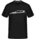 Aperçu: 'Ford Fiesta ST Mk VI' Silhouette -  T-Shirt Shirtinator homme - Noir - Devant