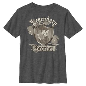 Pixar - En avant - Ian Legendary Lil Brother - Enfant T-shirt - Anthracite chiné - Devant
