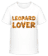 Aperçu: Leopard Lover - T-shirt shirtinator Enfant - Blanc - Devant