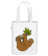 Aperçu: Paresseux Se Bloque Sur La Branche - Sac en toile bio - Blanc - Devant