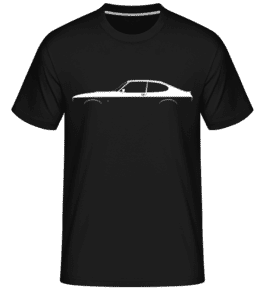 'Ford Capri Mk III' Silhouette -  T-Shirt Shirtinator homme - Noir - Devant