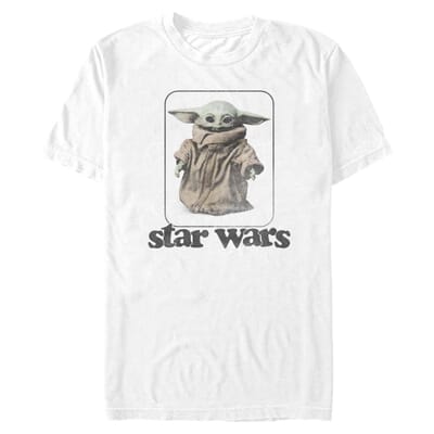 Star Wars - The Mandalorian - L'Enfant Retro No Stripes - Homme T-shirt