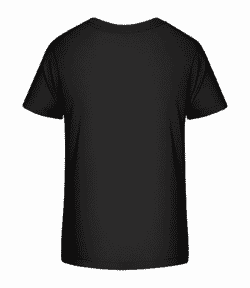 Unicorn Lama - Kid's Organic T-Shirt Stanley Stella 2.0 - Black - Back