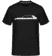 Aperçu: 'Lancia Delta HF Integrale' Silhouette -  T-Shirt Shirtinator homme - Noir - Devant