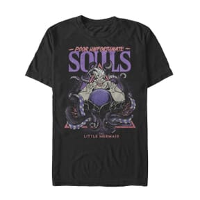 Disney - Ariel La Petite Sirène - Ursula Wretched Souls - Homme T-shirt - Noir - Devant