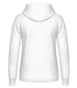Drapeau mûré Iran - Sweat à capuche Femme - Blanc - Derrière