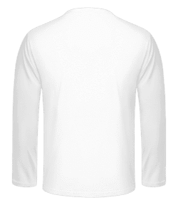 Merry Christmas Pixel Monster - T-shirt à manches longues standard Homme - Blanc - Derrière