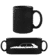 Aperçu: 'Lancia Delta HF Integrale' Silhouette - Tasse Noire - Noir - Devant