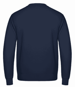 Merry Christmas Pixel Monster - Sweatshirt Homme - Bleu marine - Hinten