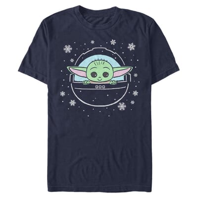 Star Wars - The Mandalorian - L'Enfant Snow Child - Christmas - Homme T-shirt