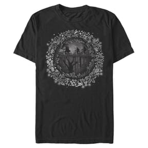 Netflix - Stranger Things - Skupina Into the UpsideDown - Homme T-shirt - Noir - Devant