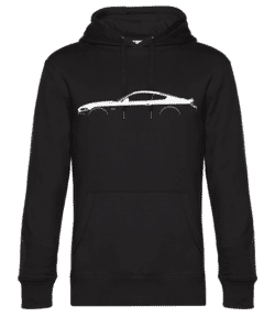 'Ford Mustang GT Performance' Silhouette - Sweat à capuche premium Unisexe - Noir - Devant