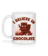 Aperçu: I Believe In Chocolate - Mug en céramique blanc - Blanc - Derrière
