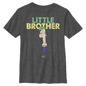 Disney Classics - Phinéas et Ferb - Ferb The Green Brother - Enfant T-shirt - Anthracite chiné - Devant