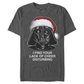 Star Wars - Darth Vader Lack of Cheer - Christmas - Homme T-shirt - Anthracite chiné - Devant