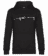 Aperçu: 'Chevrolet Corvette C7 Z06' Silhouette - Sweat à capuche premium Unisexe - Noir - Devant
