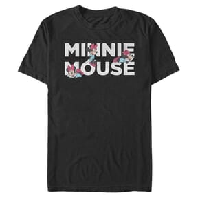 Disney Classics - Mickey Mouse - Minnie Mouse Minnie Stack - Homme T-shirt - Noir - Devant