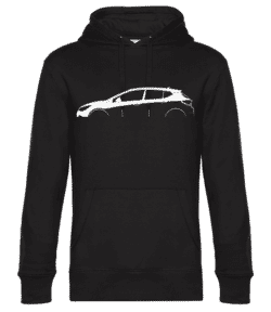 'Opel Astra (K)' Silhouette - Sweat à capuche premium Unisexe - Noir - Devant