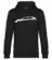 Aperçu: 'Opel Astra (K)' Silhouette - Sweat à capuche premium Unisexe - Noir - Devant