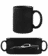 Aperçu: 'Chevrolet Corvette C6 Z06' Silhouette - Tasse Noire - Noir - Devant