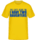 Preview: I Have Two Daughters -  Shirtinator Men's T-Shirt - Golden yellow - Front