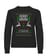 Aperçu: Merry Drunk I Am  Christmas - Sweatshirt Femme - Noir - Devant