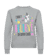 Aperçu: I Don't Believe In Santa Claus - Sweatshirt Femme - Gris chiné - Vorn