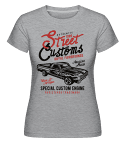 Street Custom -  T-shirt Shirtinator femme - Gris chiné - Devant