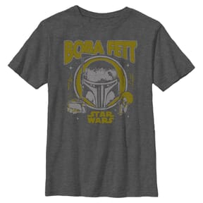 Star Wars - Book of Boba Fett - Boba Fett Big Boba - Enfant T-shirt - Anthracite chiné - Devant