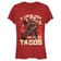 Preview: Marvel - Deadpool - Deadpool Taco Love - Valentine's Day - Women's T-Shirt - Red - Front