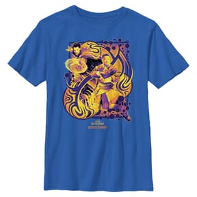 Marvel - Doctor Strange - Docteur Strange & Wong Warped Magic - Enfant T-shirt - Bleu royal - Devant