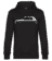 Aperçu: 'Peugeot 104 Coupe ZS' Silhouette - Sweat à capuche premium Unisexe - Noir - Devant