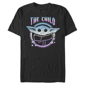Star Wars - The Mandalorian - The Child Child Stars - Homme T-shirt - Noir - Devant