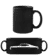 Aperçu: 'Chevrolet Impala SS 1967' Silhouette - Tasse Noire - Noir - Devant