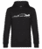 Aperçu: 'Subaru Impreza WRX STi 2005' Silhouette - Sweat à capuche premium Unisexe - Noir - Devant