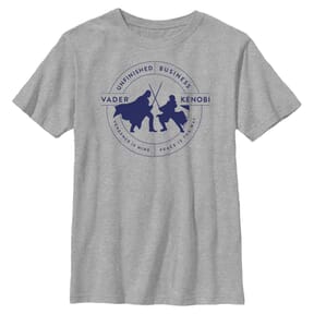 Star Wars - Obi-Wan Kenobi - Obi-Wan Kenobi & Darth Vader Unfinished Business Duel - Enfant T-shirt - Gris chiné - Devant
