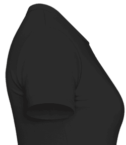 Reggae Unicorn - Crop top - Noir - Droit