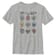 Aperçu: Star Wars - The Mandalorian - Skupina The Way Helmets - Enfant T-shirt - Gris chiné - Devant