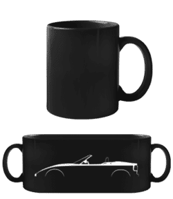 'BMW Z1' Silhouette - Black Mug - Black - Front