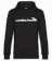 Aperçu: 'Lancia Delta HF Integrale' Silhouette - Sweat à capuche premium Unisexe - Noir - Devant