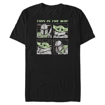 Star Wars - The Mandalorian - Mando et l'Enfant Mando Four - Homme T-shirt