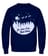 Aperçu: Je Rêve D’un Noël Blanc - Sweatshirt Homme - Bleu marine - Devant