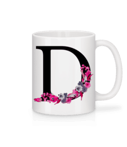 Flowers Initial D - Mug - White - Front